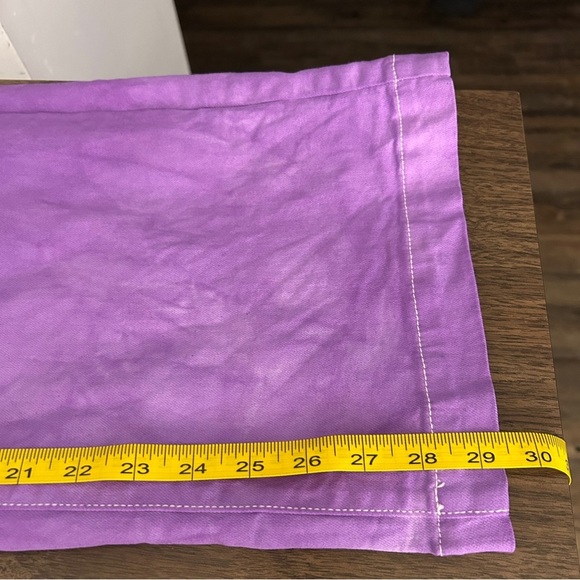 Oak + Fort Vibrant Purple High-Waisted Pants M - Picture 12 of 13